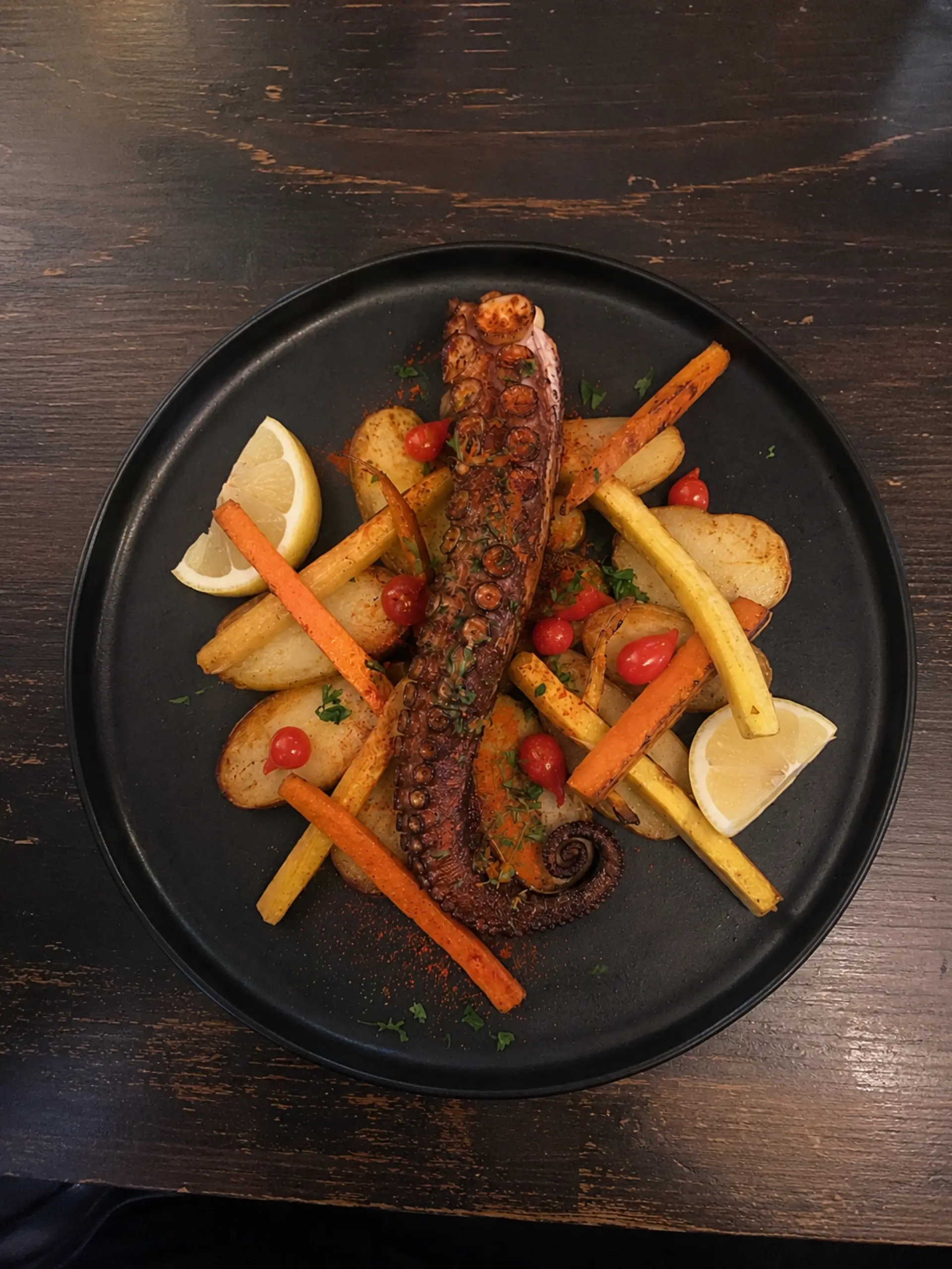 Plat signature — poulpe